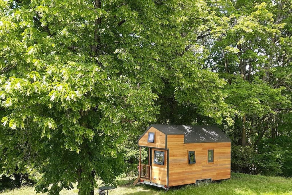 Micro Maison Bois / Tiny House Au Calme Crest Exterior foto